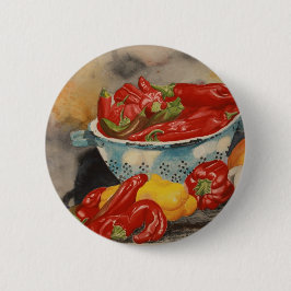 Badge Rond 5 Cm Piments !