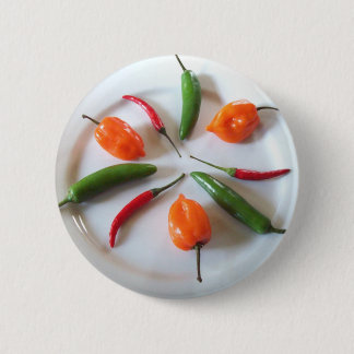 Badge Rond 5 Cm Piments 2