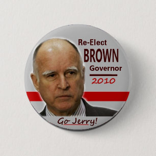 Badge Rond 5 Cm Pin 2010 Brown de Jerry