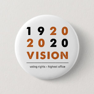 Badge Rond 5 Cm Pin 2020 de vision