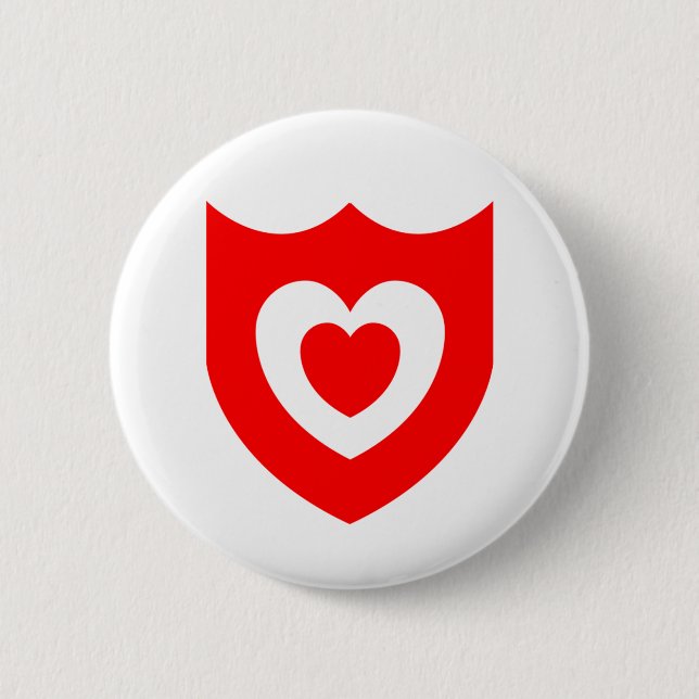 Badge Rond 5 Cm Pin affectueux de jour (Devant)