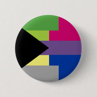 Badge Rond 5 Cm Pin bisexuel de Demiromantic