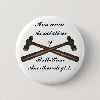 Badge Rond 5 Cm Pin d'anesthésistes de Boule-Panne