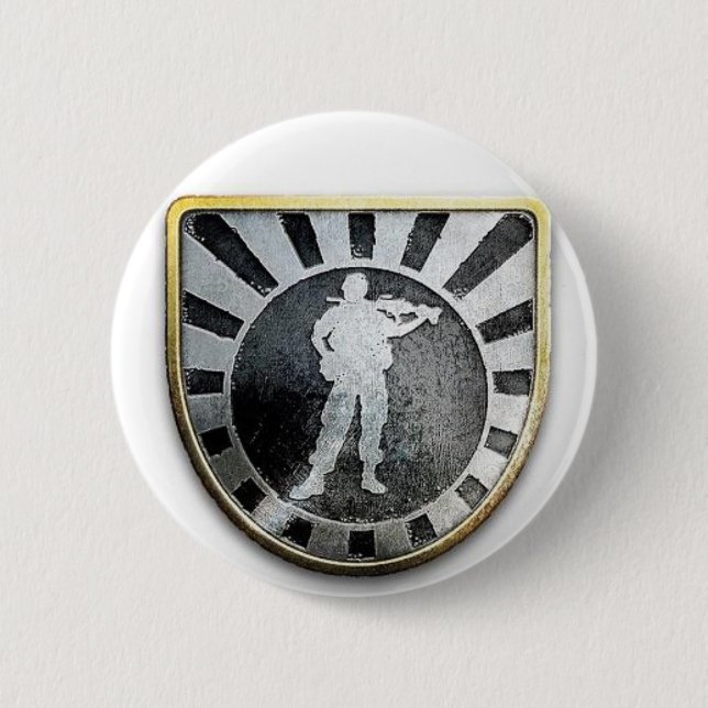 Badge Rond 5 Cm Pin d'as (Devant)