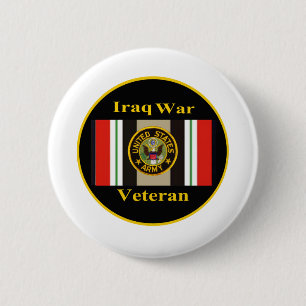 Badge Rond 5 Cm Pin de "armée" de combattant d'Irak