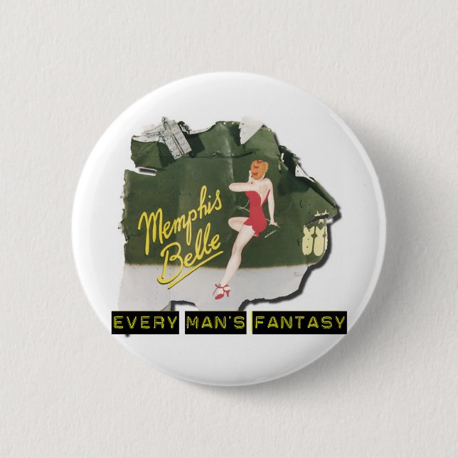 Badge Rond 5 Cm Pin de belle de Memphis (Devant)
