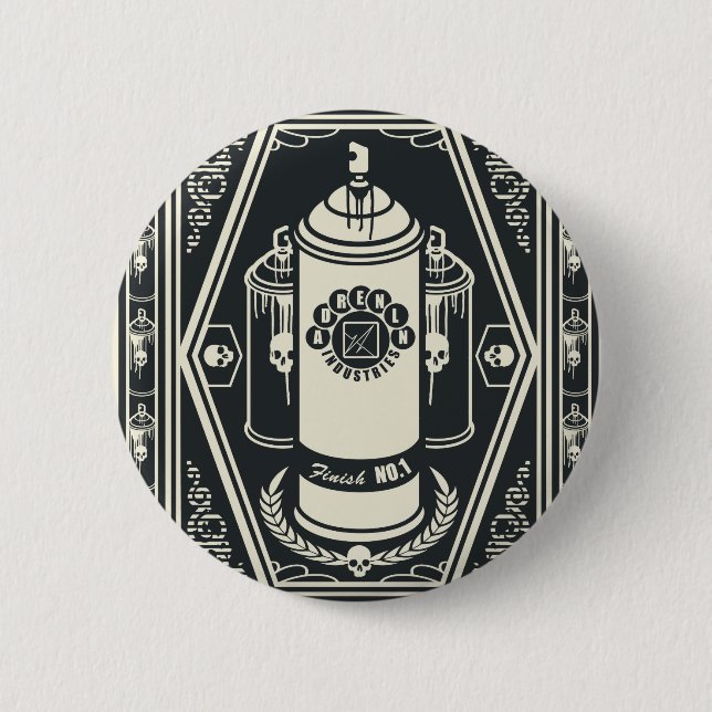 Badge Rond 5 Cm Pin de boîte de jet (Devant)