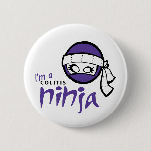 Badge Rond 5 Cm Pin de colite ulcéreuse