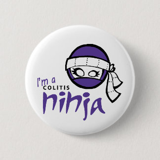 Badge Rond 5 Cm Pin de colite ulcéreuse