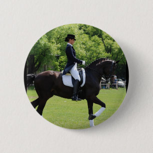 Badge Rond 5 Cm Pin de concours hippique de dressage