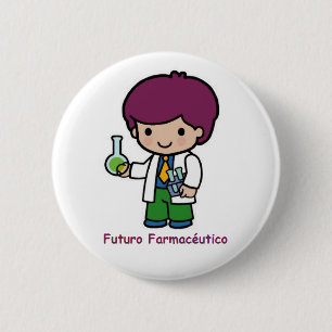 Badge Rond 5 Cm Pin de futur pharmaceutique