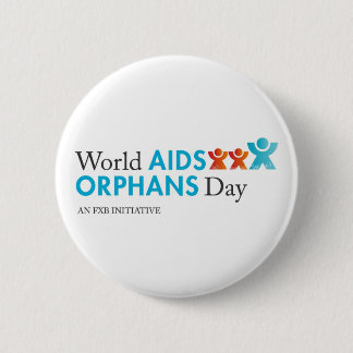 Badge Rond 5 Cm Pin de jour d'orphelins de SIDA du monde