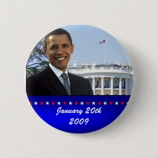 Badge Rond 5 Cm Pin de la Maison Blanche d'Obama