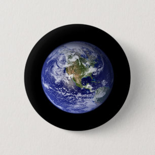 Badge Rond 5 Cm Pin de la terre