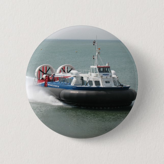Badge Rond 5 Cm Pin de l'aéroglisseur (7343)/insigne (Devant)