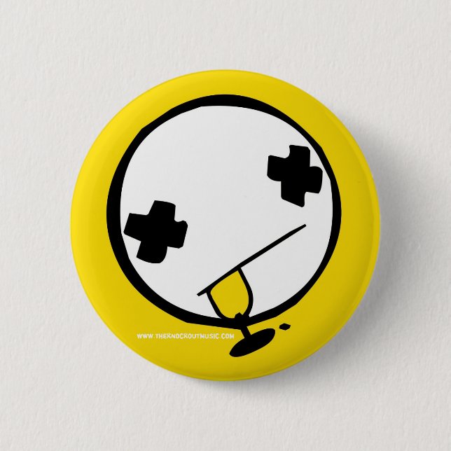 BADGE ROND 5 CM PIN DE LOGO ! (Devant)