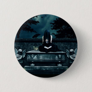 Badge Rond 5 Cm Pin de rituel de Samhain
