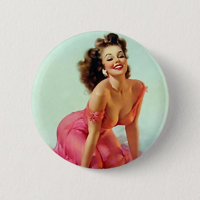 Badge Rond 5 Cm Pin de sourire (Devant)