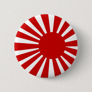 Badge Rond 5 Cm Pin de Sun de Japonais