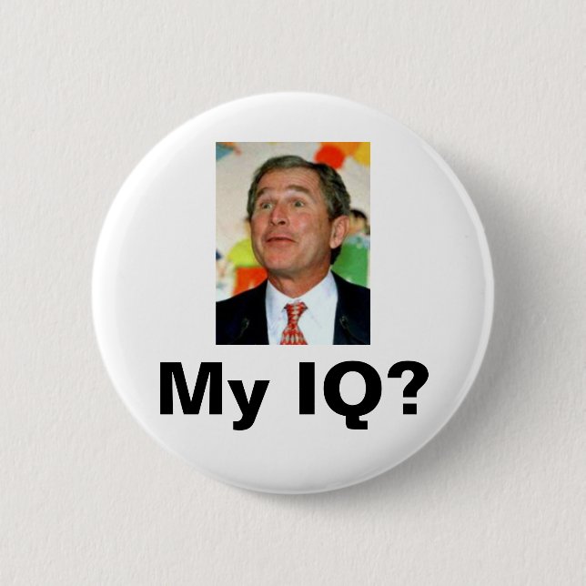 Badge Rond 5 Cm Pin de talent : George W. Bush (Devant)