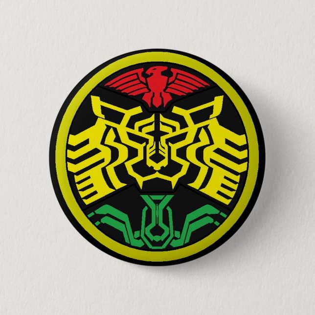 Badge Rond 5 Cm Pin de TaToBa Kamenrider OOOs (Devant)