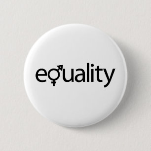 Badge Rond 5 Cm Pin d'égalité entre les sexes