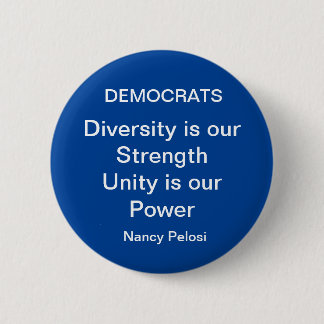Badge Rond 5 Cm Pin démocratique -NP
