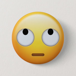 Badge Rond 5 Cm Pin d'Emoji de petit pain d'oeil