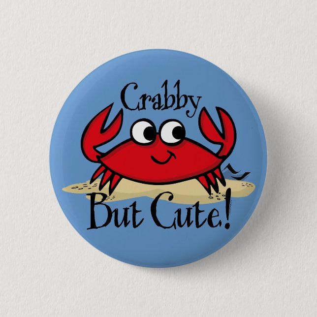 Badge Rond 5 Cm Pin désagréable mais mignon (Devant)