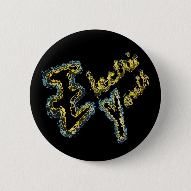 Badge Rond 5 Cm Pin électrique de la jeunesse (Devant)