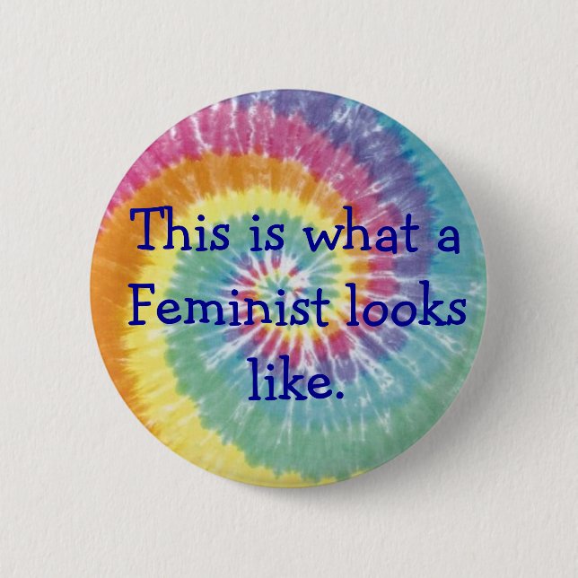 Badge Rond 5 Cm Pin féministe (Devant)