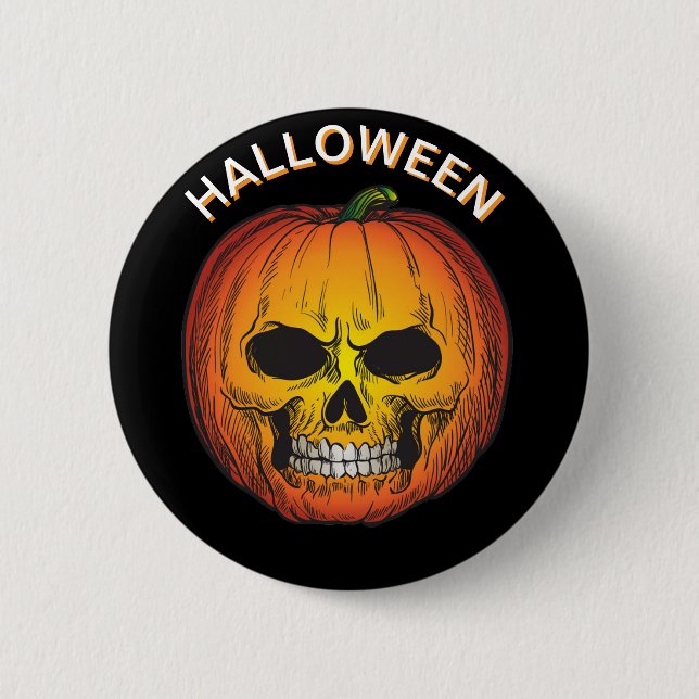 BADGE ROND 5 CM PIN HALLOWEEN (Devant)