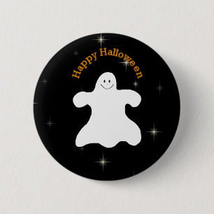 Badge Rond 5 Cm Pin heureux de fantôme de Halloween