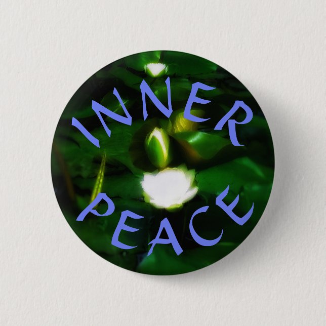 Badge Rond 5 Cm PIN INTÉRIEUR de la PAIX 1NEW (Devant)