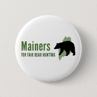 Badge Rond 5 Cm Pin juste de chasse à ours