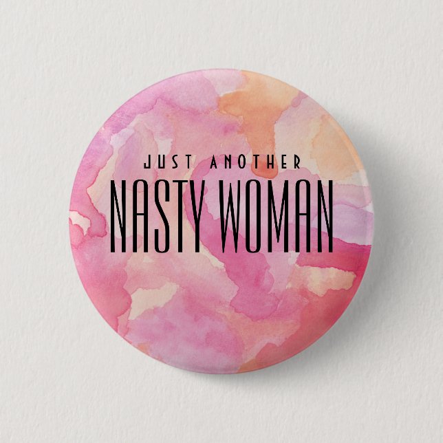 Badge Rond 5 Cm Pin méchant de femme (Devant)