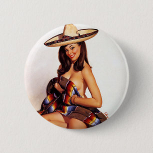 Badge Rond 5 Cm Pin mexicain