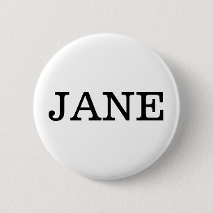 Badge Rond 5 Cm Pin Nom PERSONNALISÉ