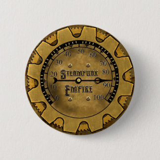 Badge Rond 5 Cm Pin officiel d'empire de Steampunk