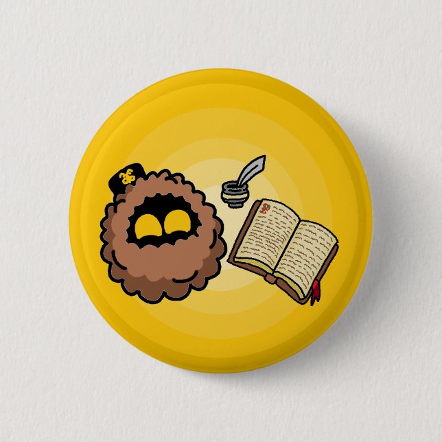 Badge Rond 5 Cm Pin oriental de Catholicball (Devant)