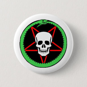 Badge Rond 5 Cm Pin-Sur l'insigne - arts foncés