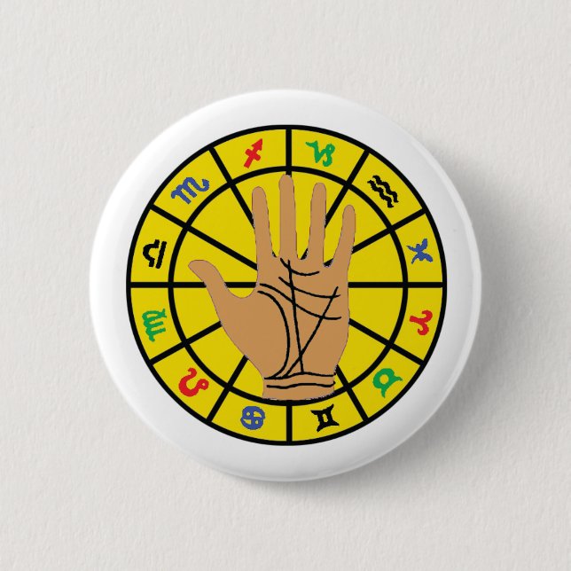 Badge Rond 5 Cm Pin-Sur l'insigne - divination (Devant)