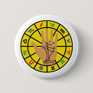 Badge Rond 5 Cm Pin-Sur l'insigne - divination