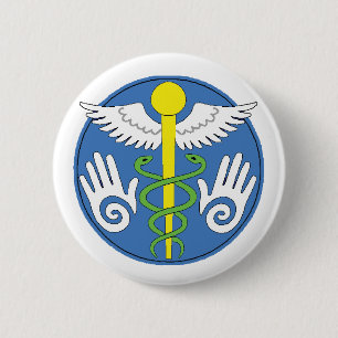 Badge Rond 5 Cm Pin-sur l'insigne - guérissant