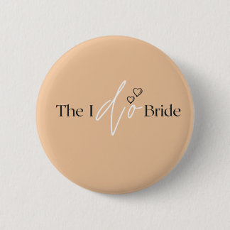 Badge Rond 5 Cm Pin The I do Bride