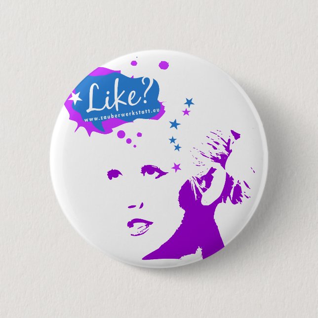 BADGE ROND 5 CM PIN UP (Devant)