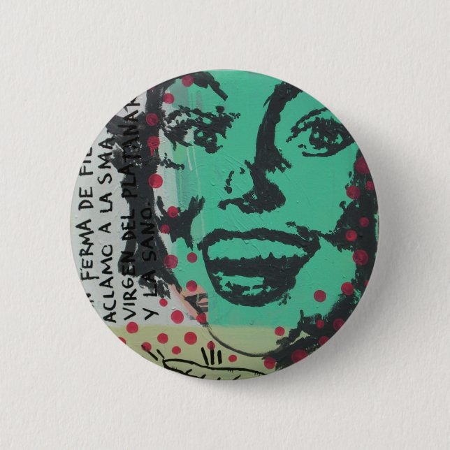 Badge Rond 5 Cm Pin-up sans titre (Devant)