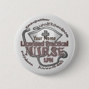 Badge Rond 5 Cm Pince Axiom infirmière LPN