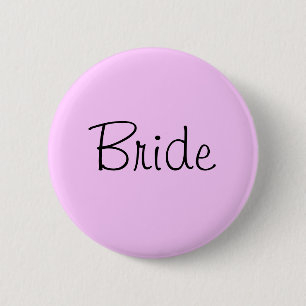 Badge Rond 5 Cm Pinceau de mariée