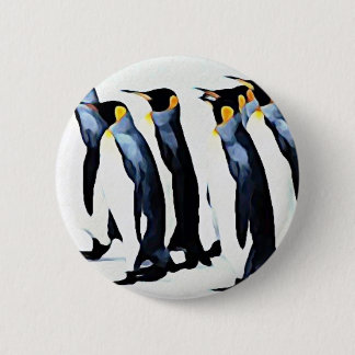 Badge Rond 5 Cm Pingouin